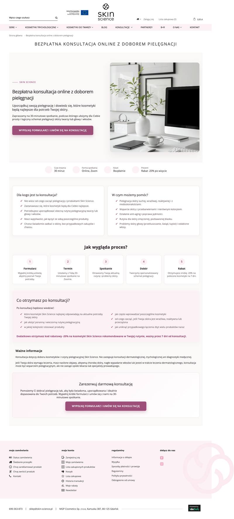 Konsultacje online (obecna strona CMS)